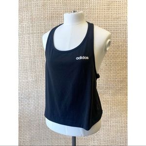 Adidas Black Racerback Tank Top